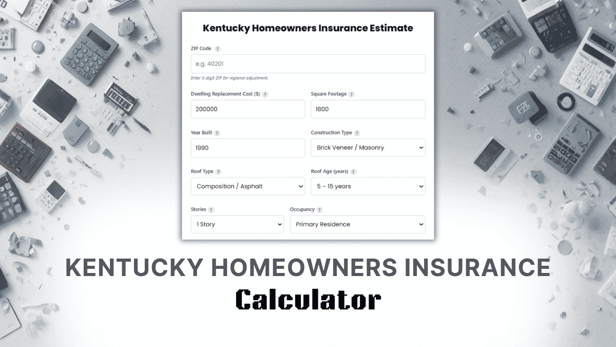 Kentucky Homeowners Insurance Calculator