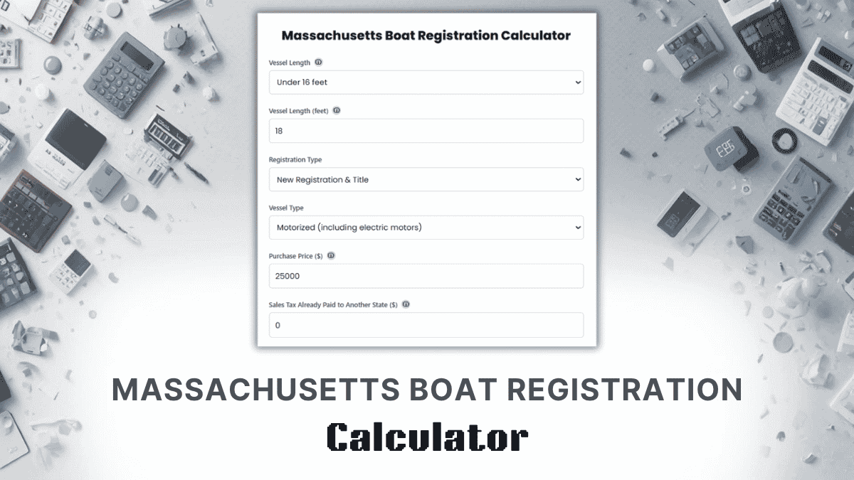 Massachusetts Boat Registration Calculator