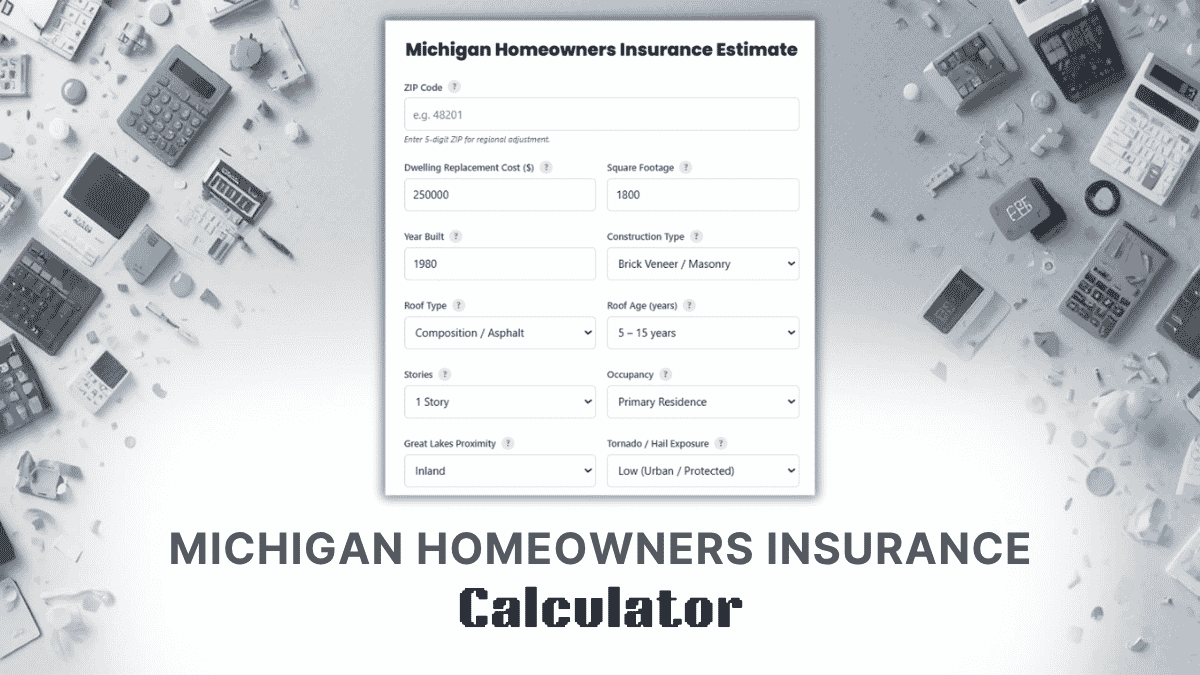 Michigan Homeowners Insurance Calculator