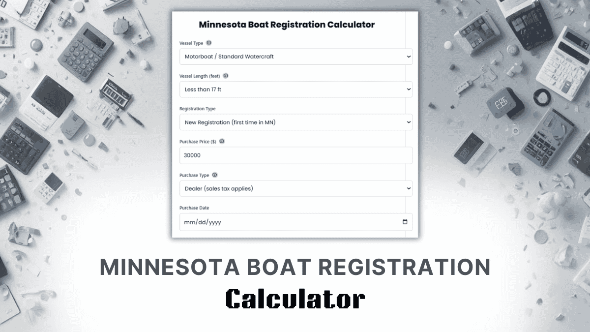 Minnesota Boat Registration Calculator