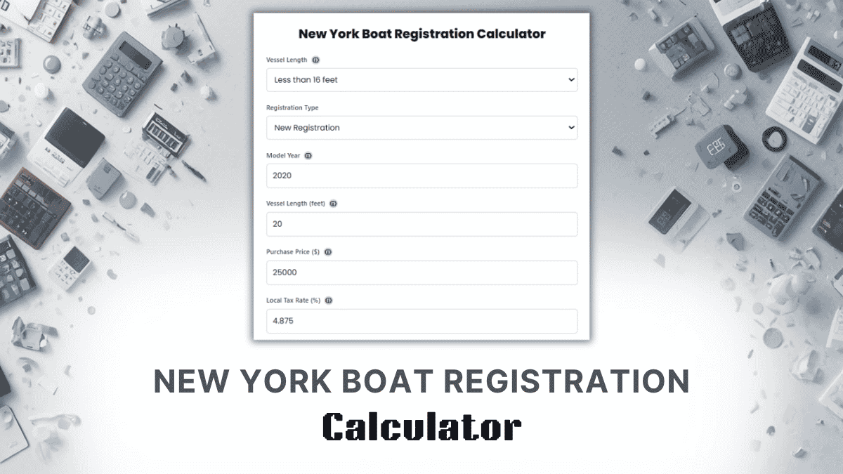 New York Boat Registration Calculator