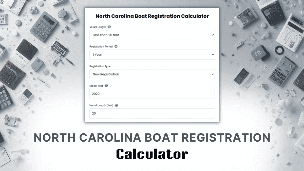 North Carolina Boat Registration Calculator