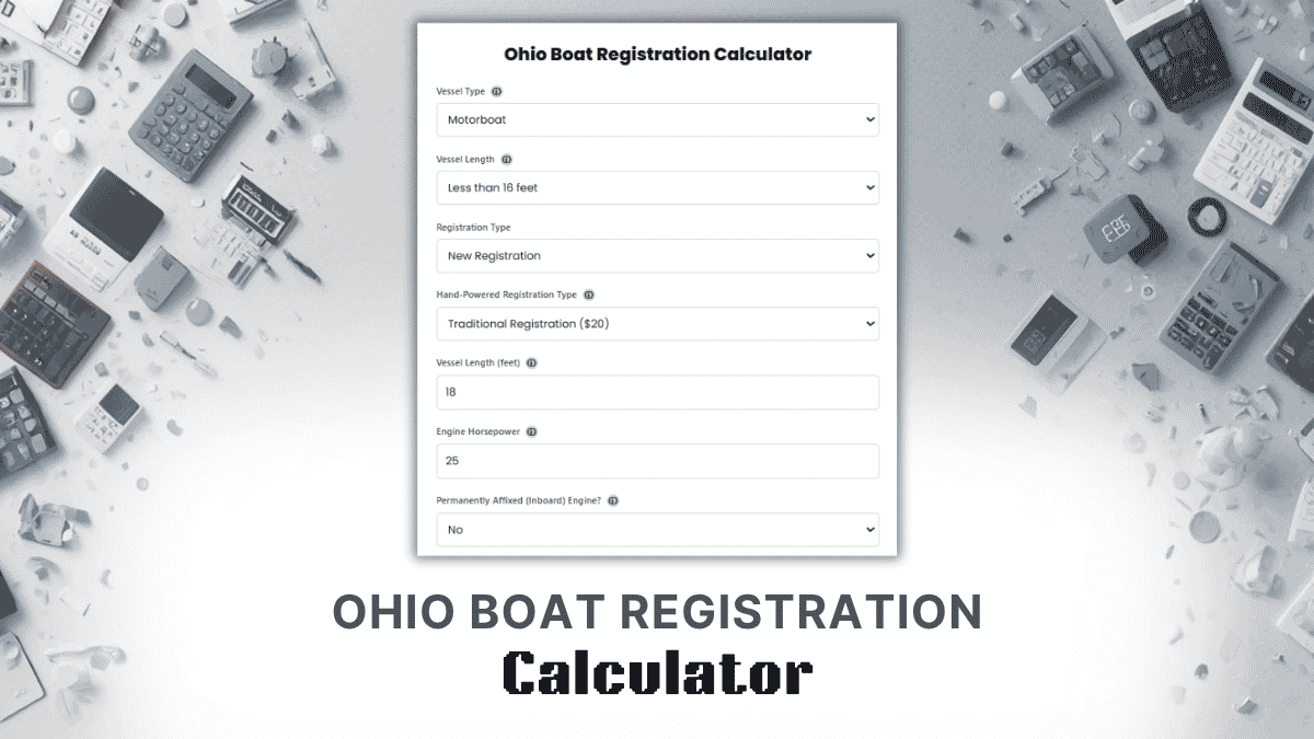 Ohio Boat Registration Calculator