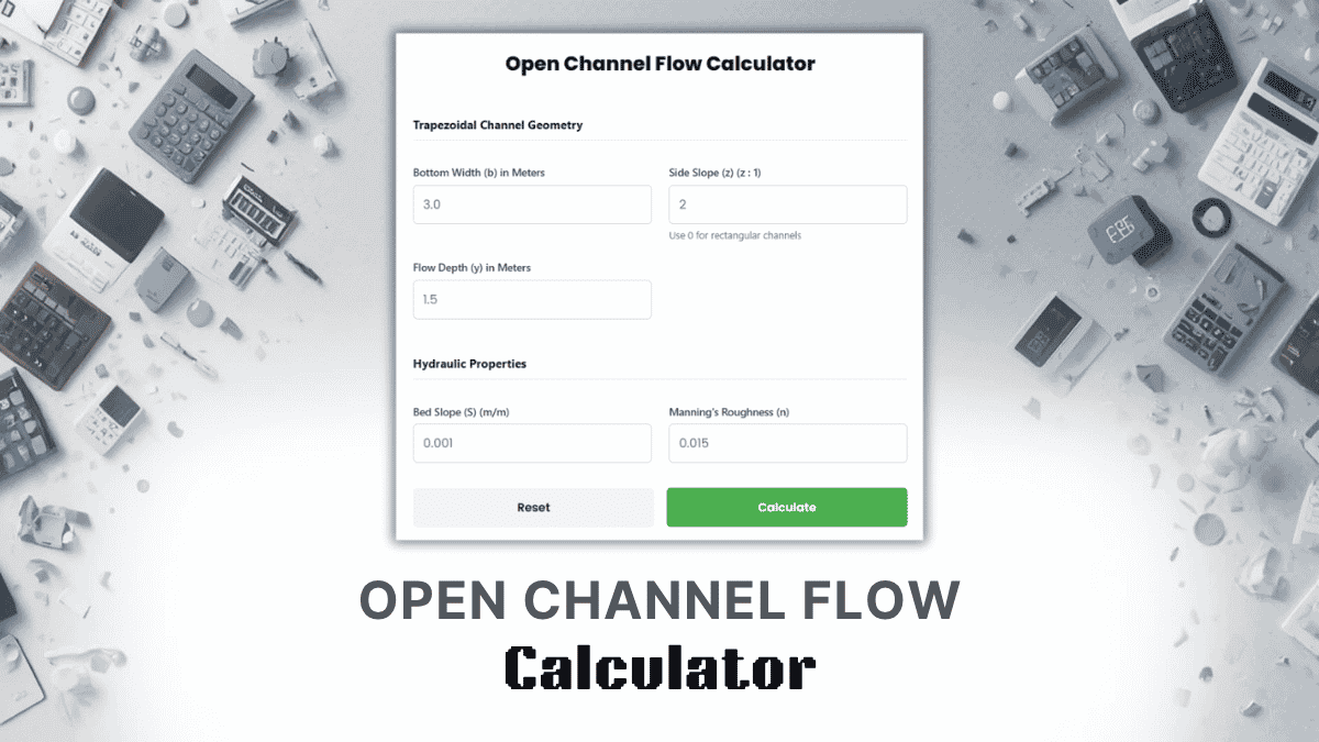 Open Channel Flow Calculator