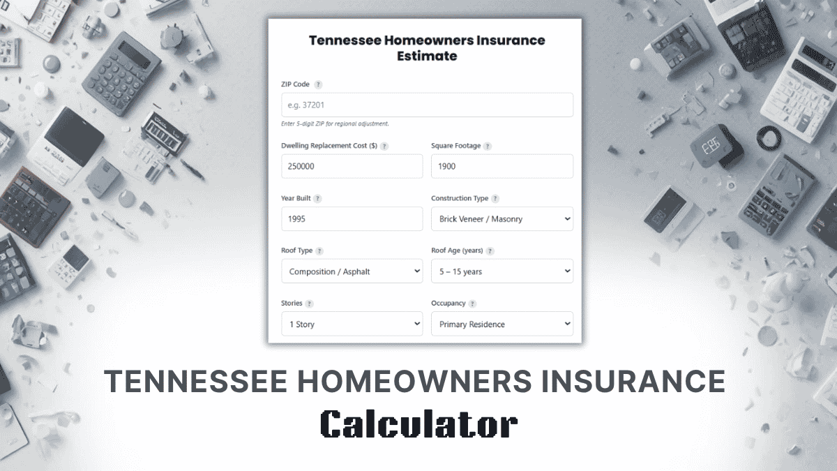 Tennessee Homeowners Insurance Calculator