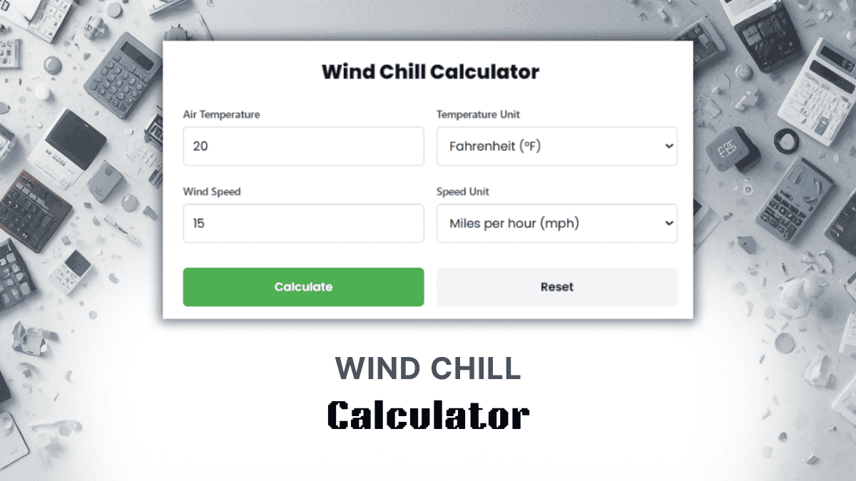 Wind Chill Calculator