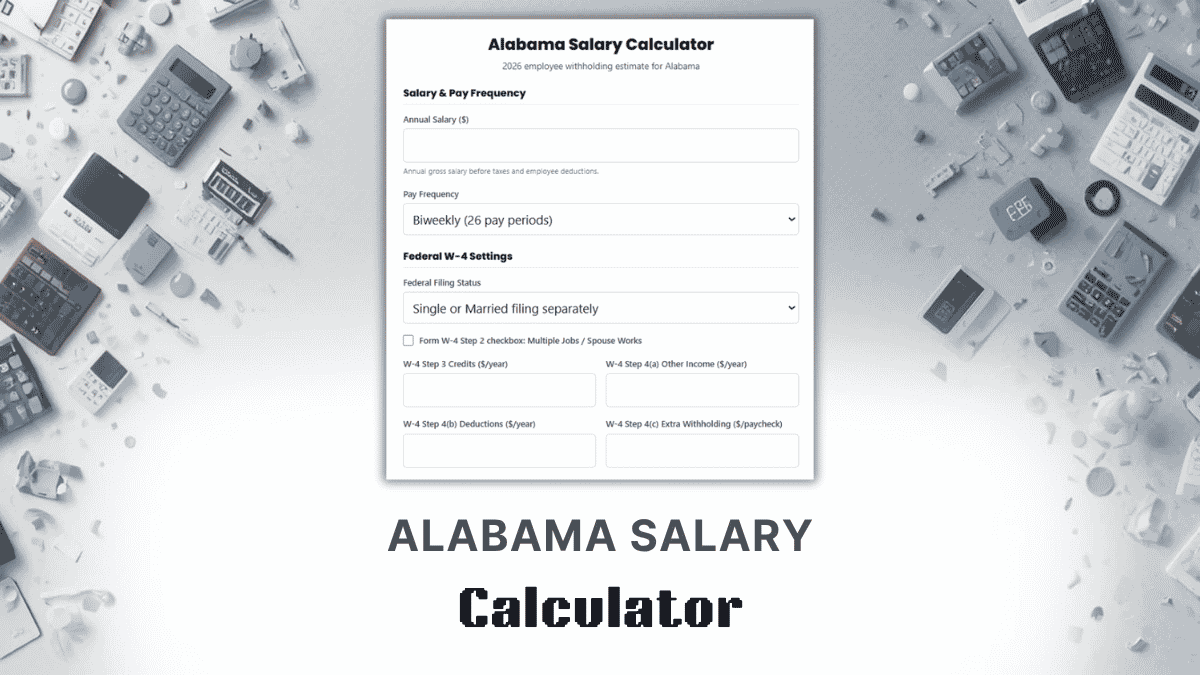 Alabama Salary Calculator