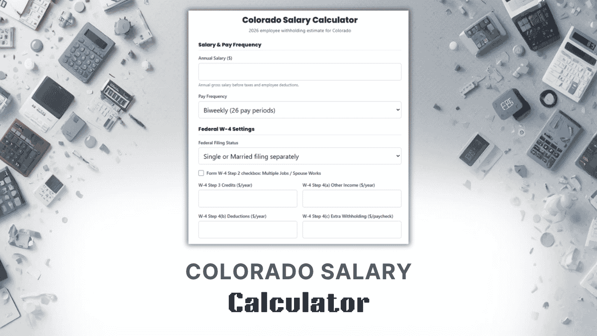 Colorado Salary Calculator