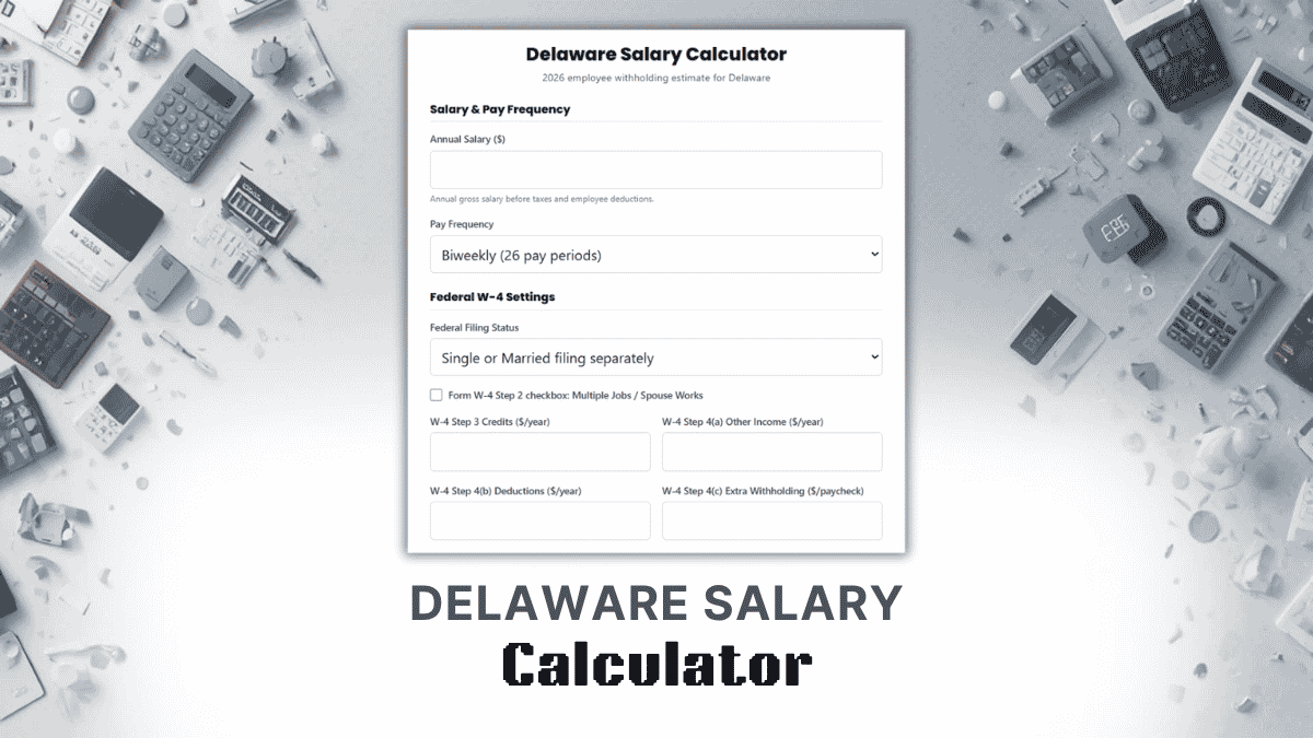 Delaware Salary Calculator