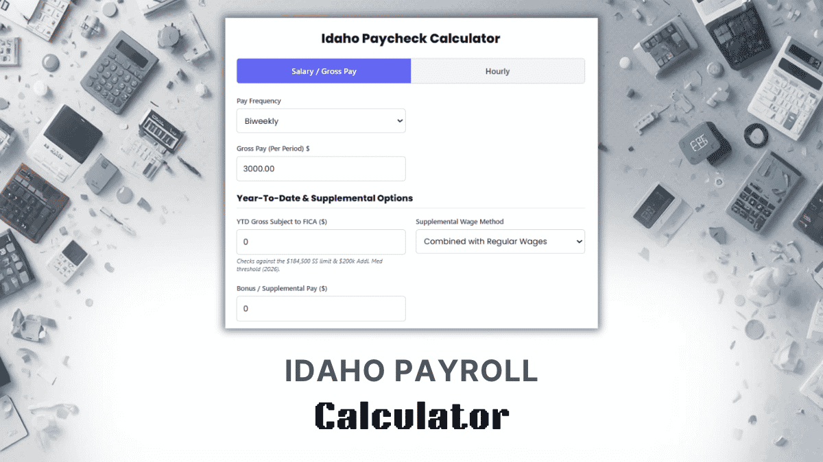 Idaho Payroll Calculator