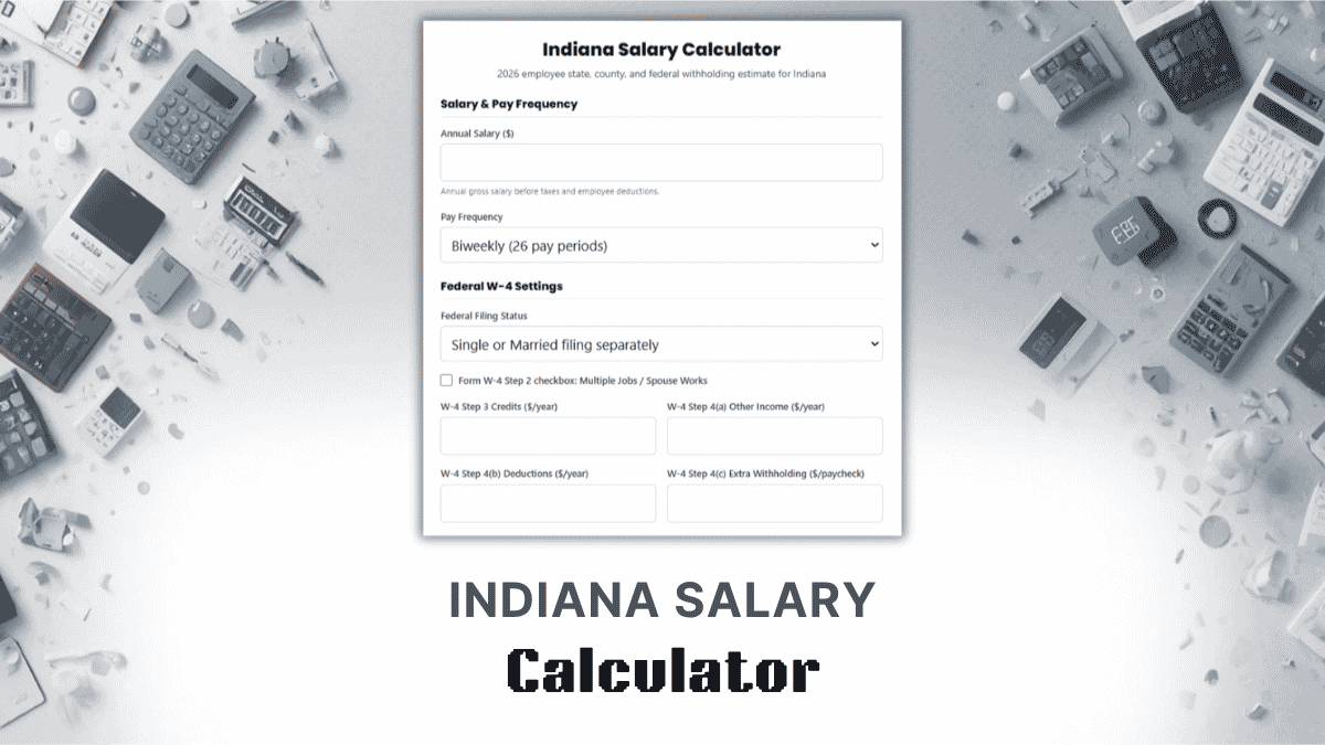 Indiana Salary Calculator