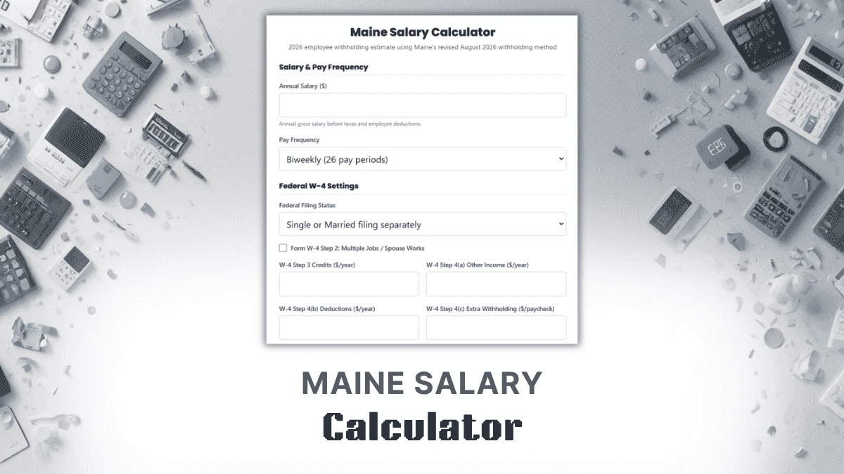 Maine Salary Calculator