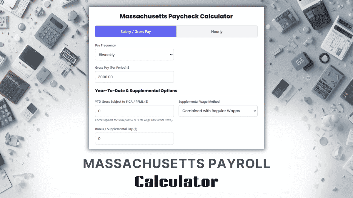 Massachusetts Payroll Calculator