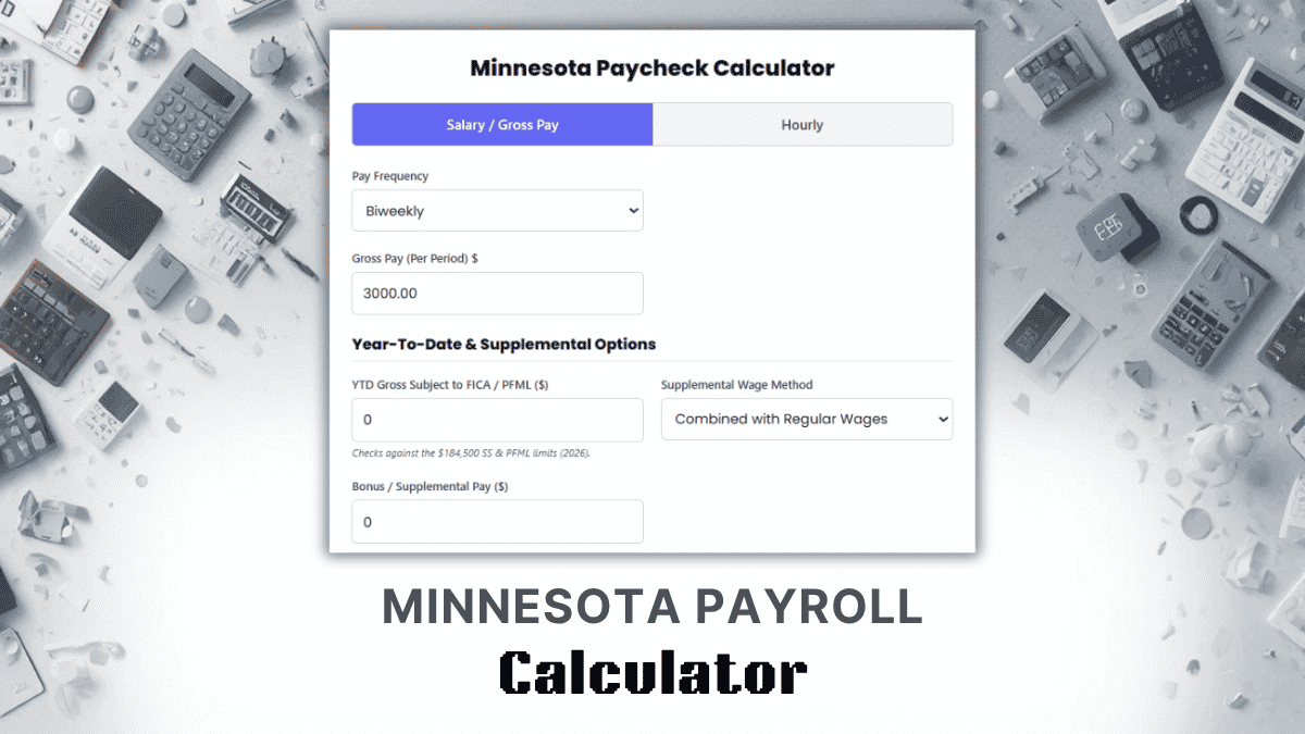 Minnesota Payroll Calculator