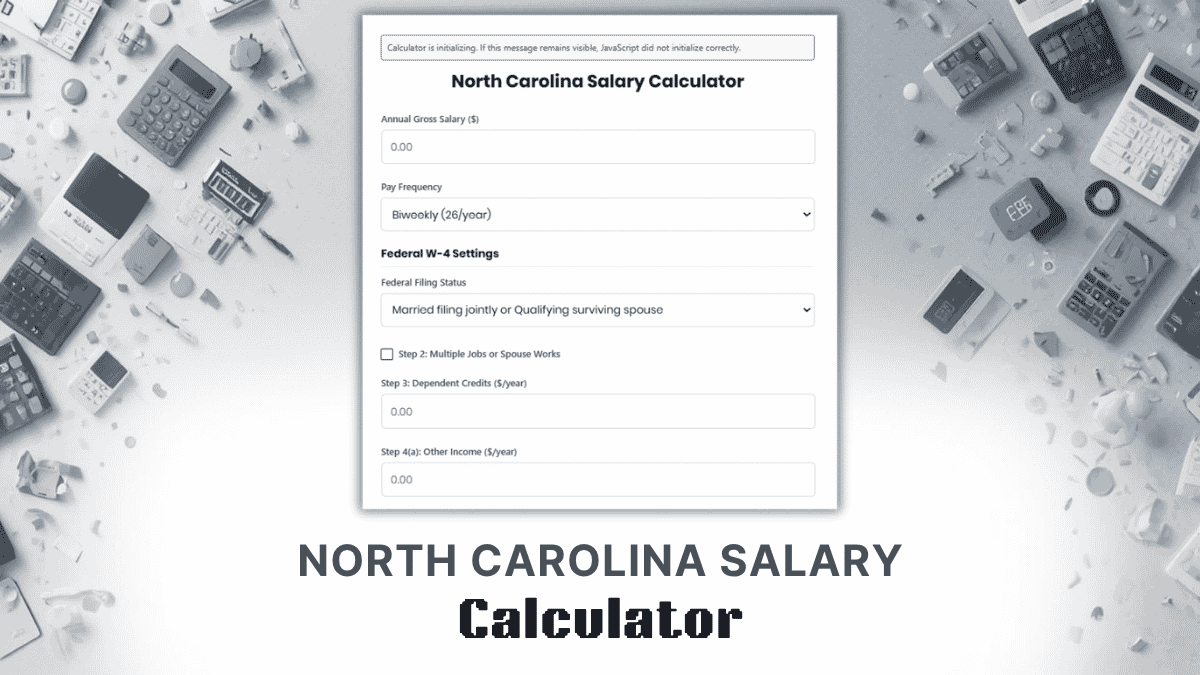 North Carolina Salary Calculator