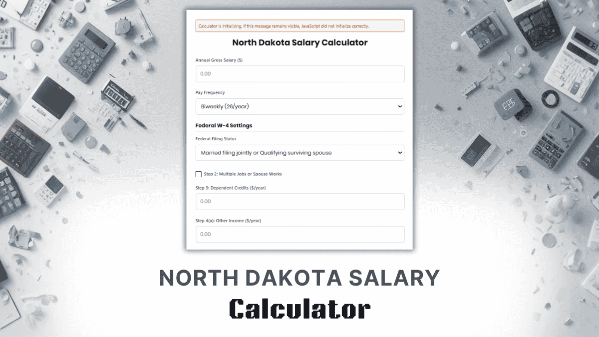 North Dakota Salary Calculator