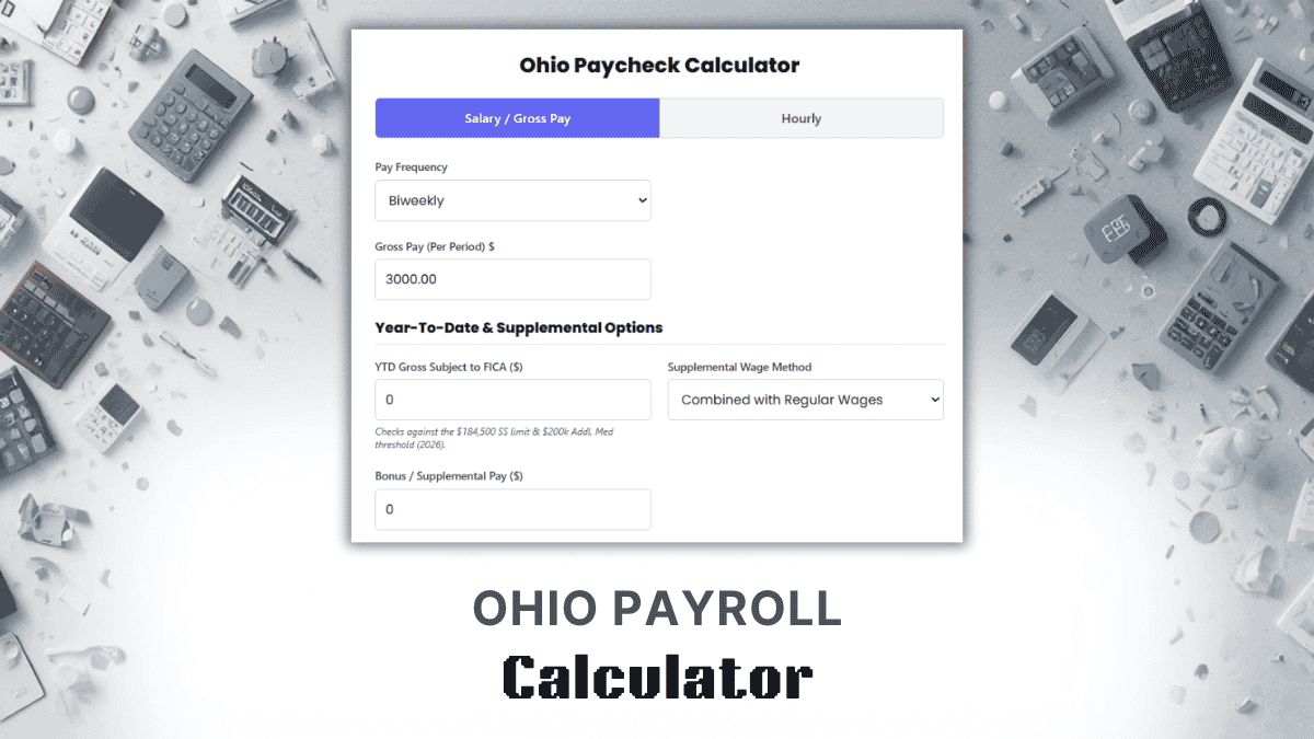 Ohio Payroll Calculator