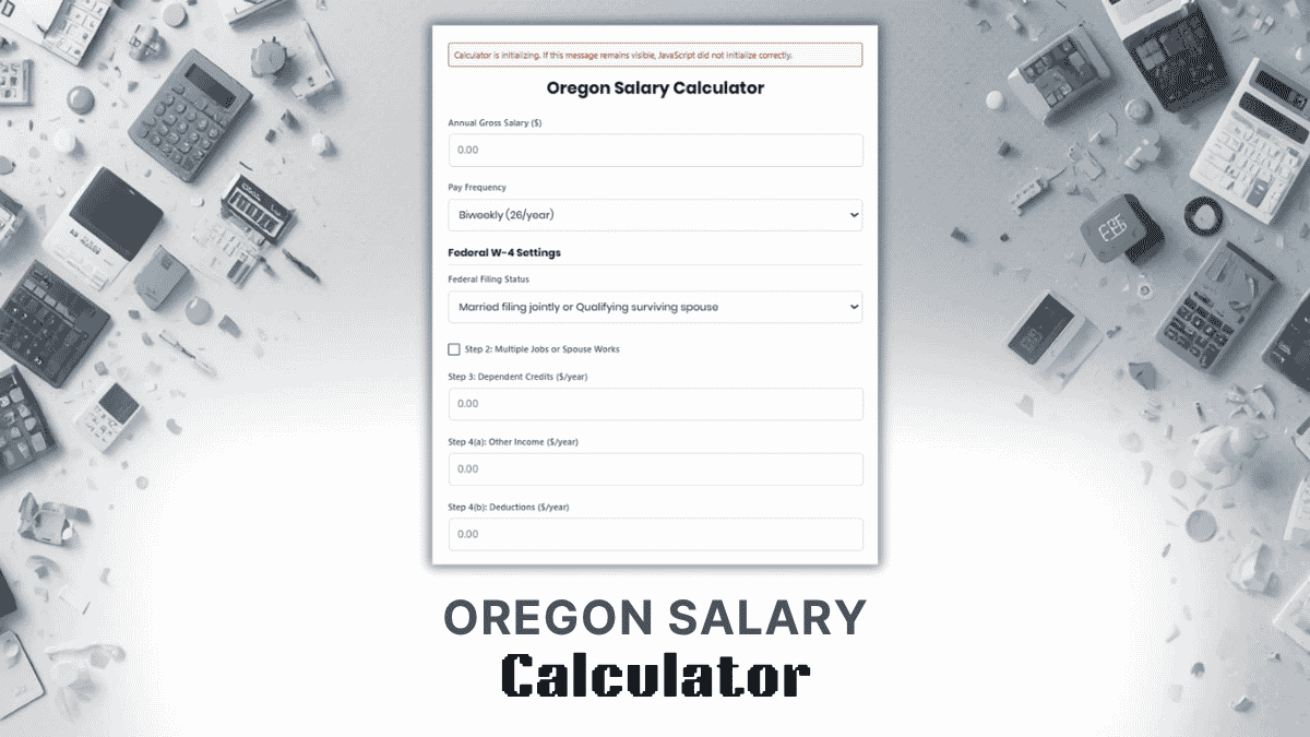 Oregon Salary Calculator