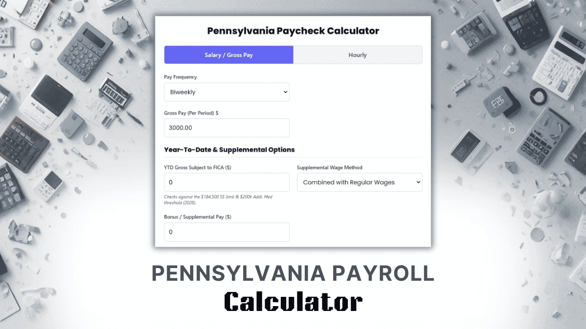 Pennsylvania Payroll Calculator