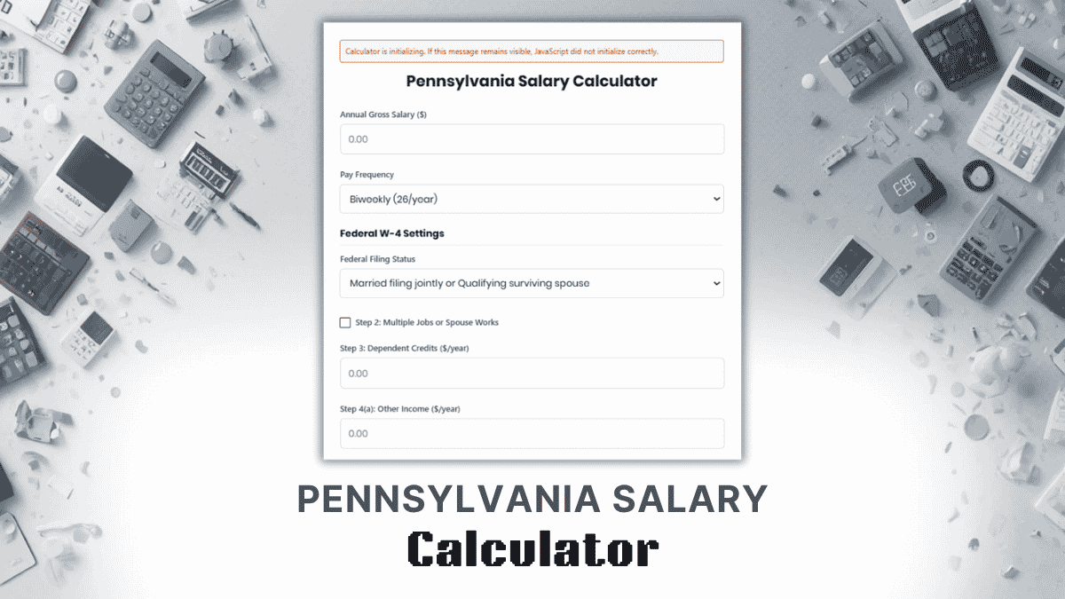 Pennsylvania Salary Calculator