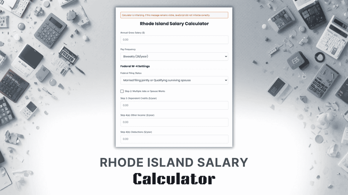 Rhode Island Salary Calculator