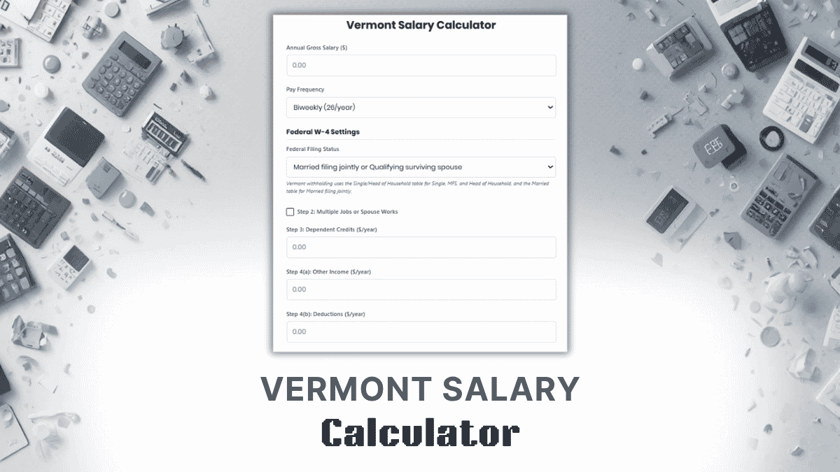 Vermont Salary Calculator