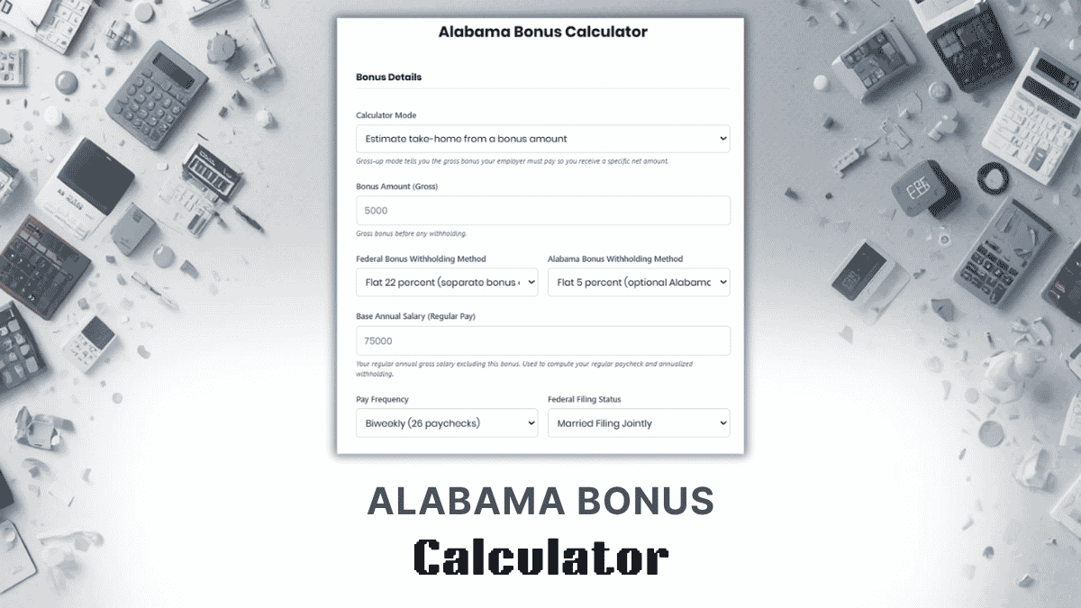 Alabama Bonus Calculator