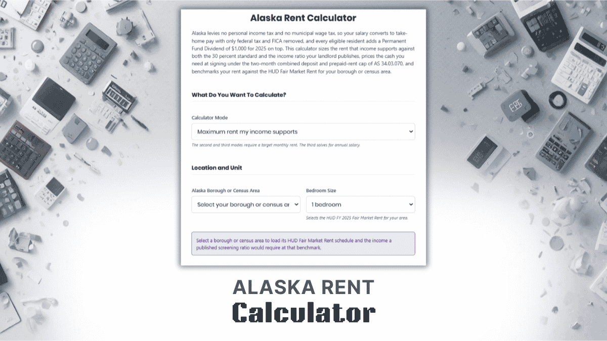 Alaska Rent Calculator