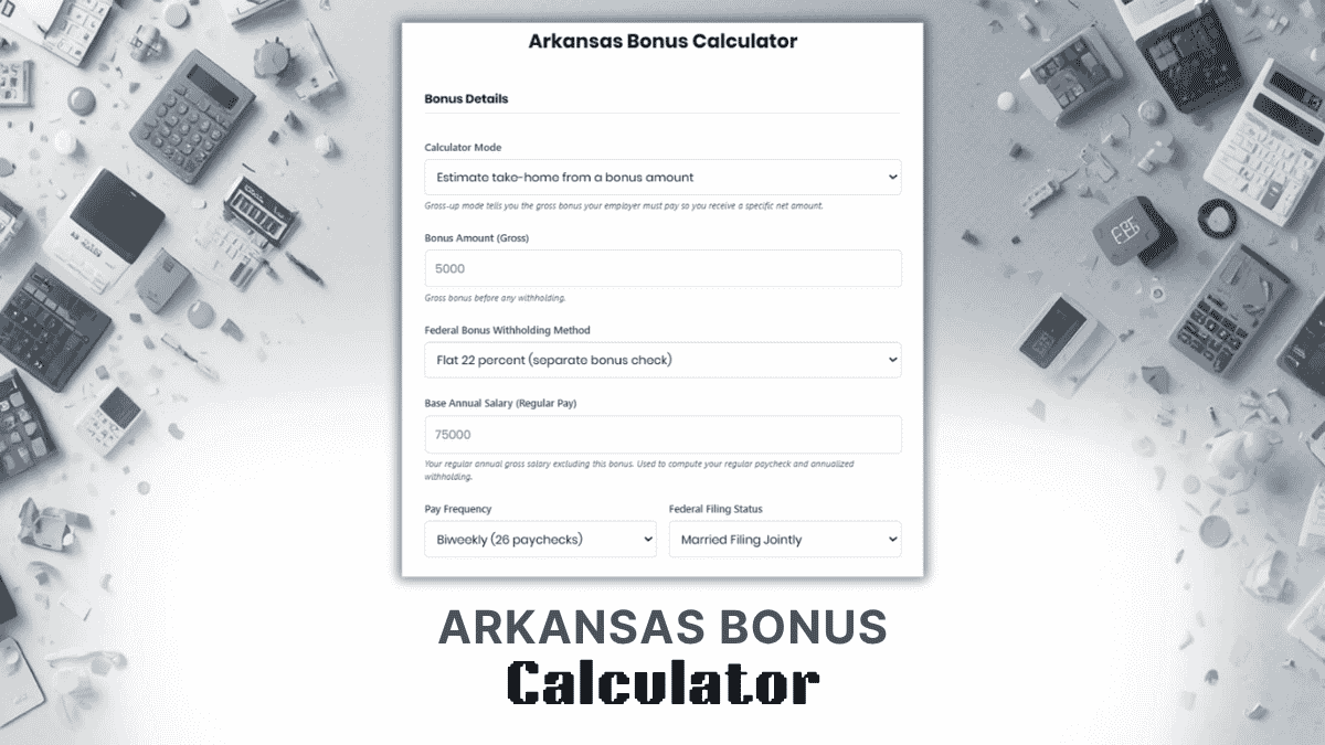Arkansas Bonus Calculator
