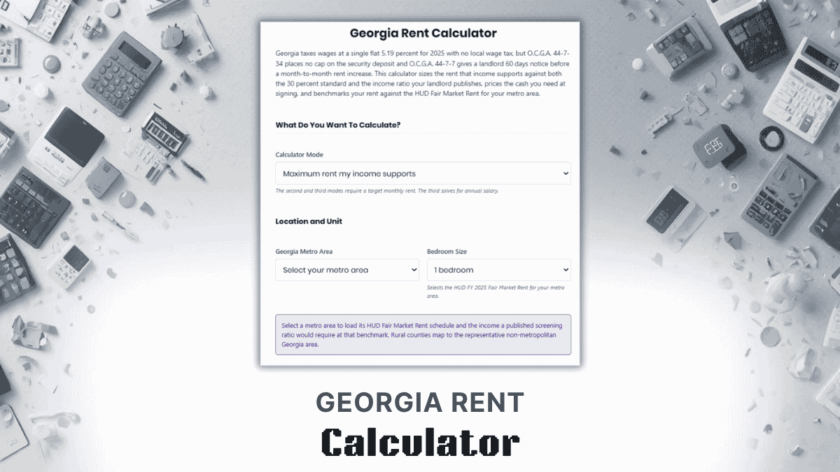 Georgia Rent Calculator