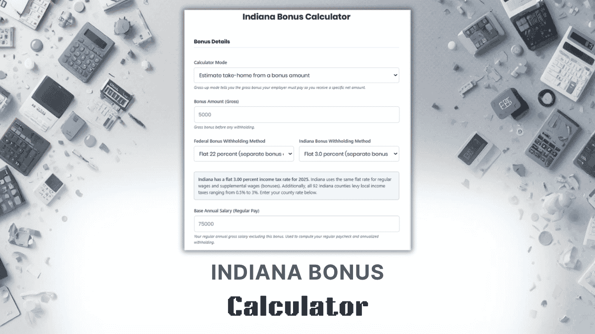 Indiana Bonus Calculator