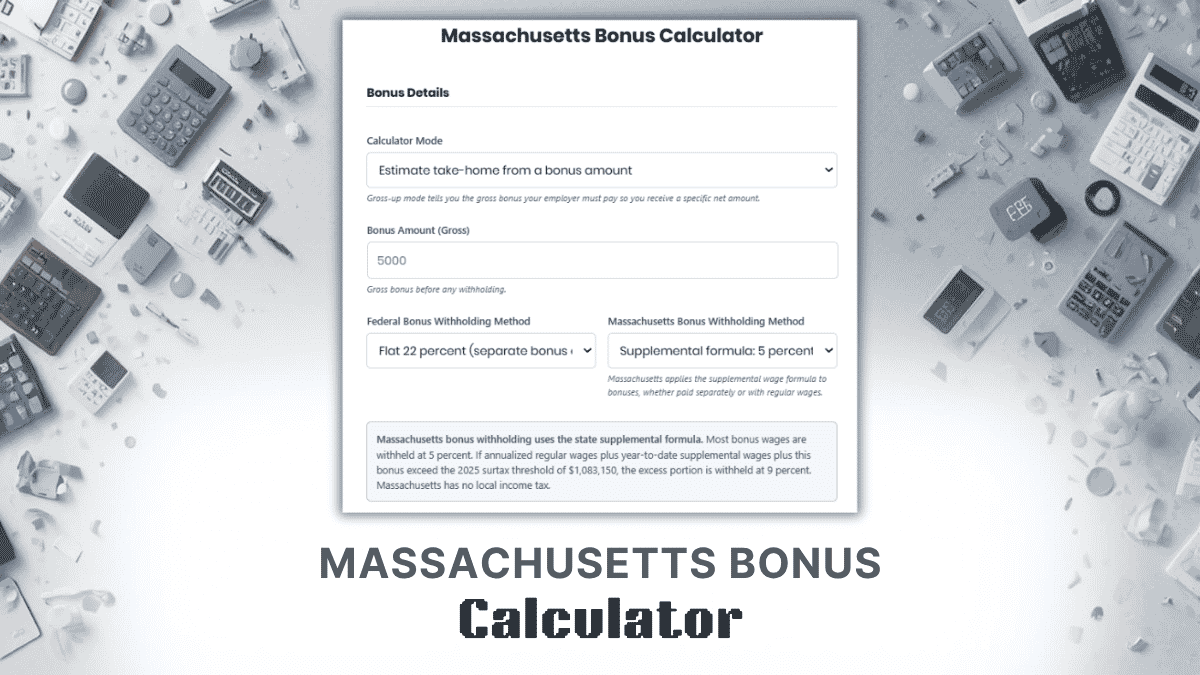 Massachusetts Bonus Calculator