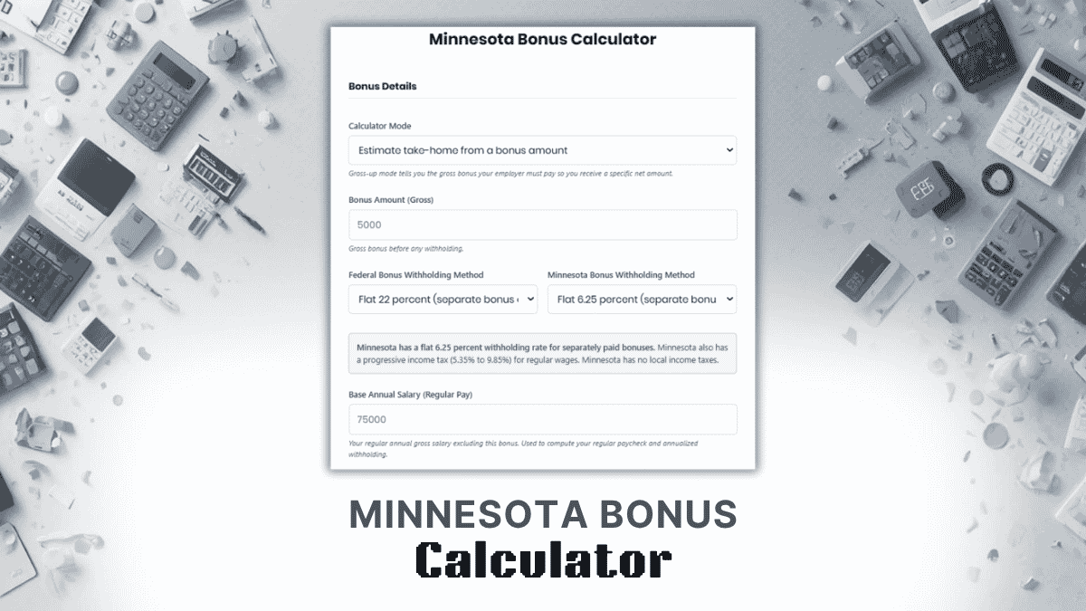 Minnesota Bonus Calculator