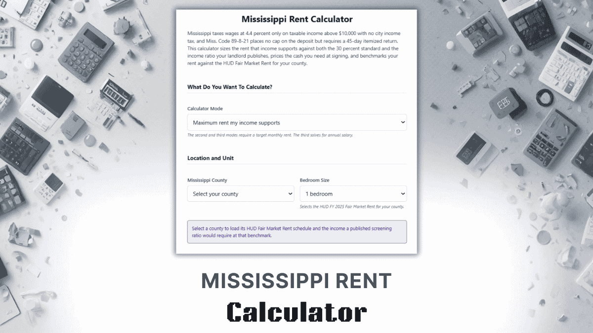 Mississippi Rent Calculator