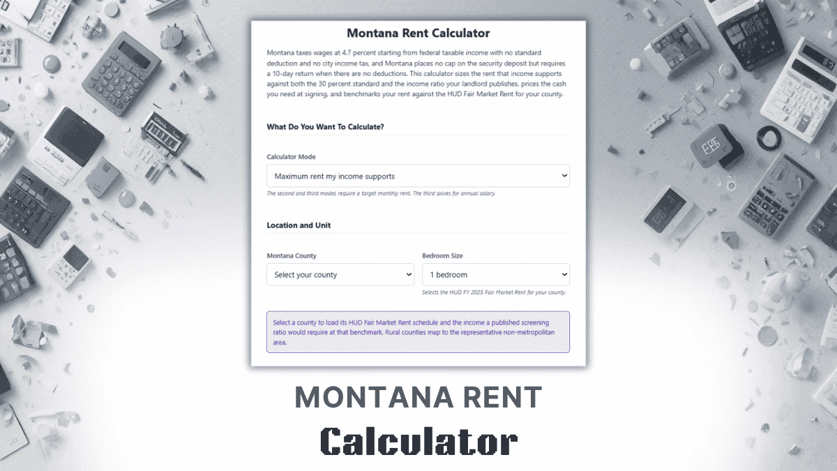 Montana Rent Calculator