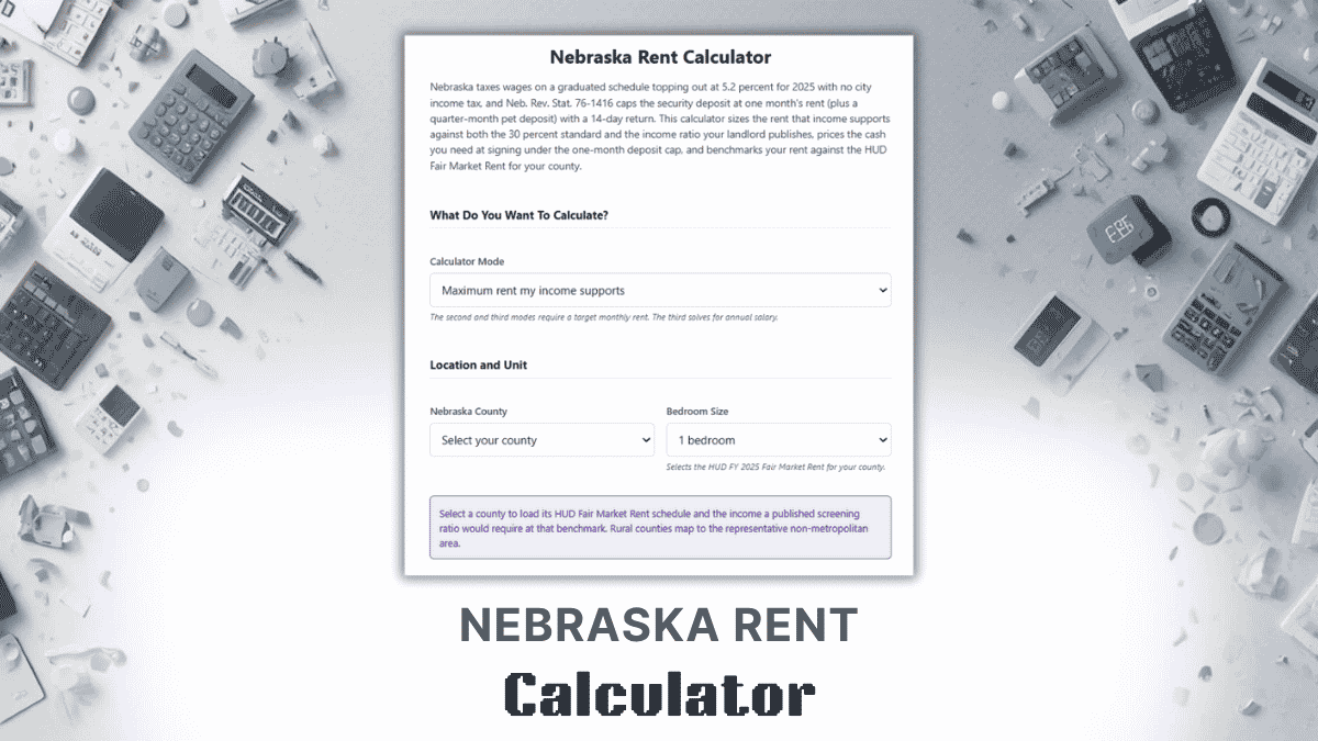 Nebraska Rent Calculator