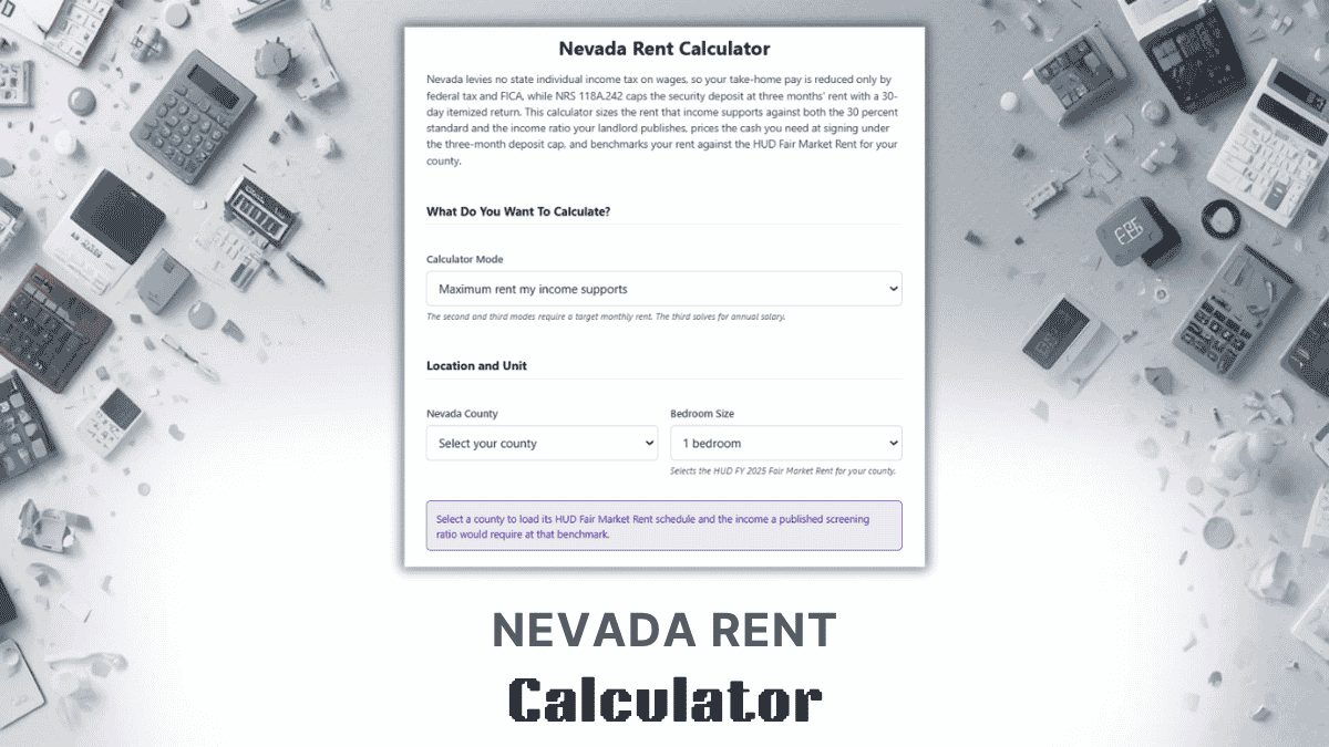 Nevada Rent Calculator