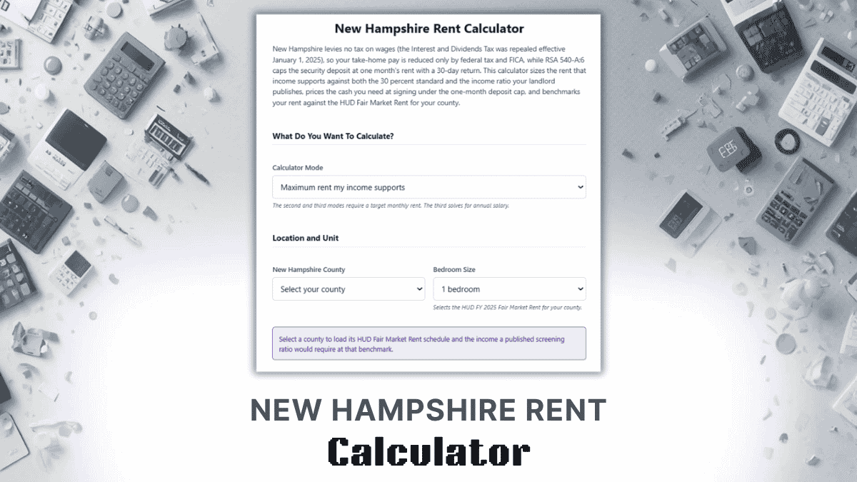 New Hampshire Rent Calculator