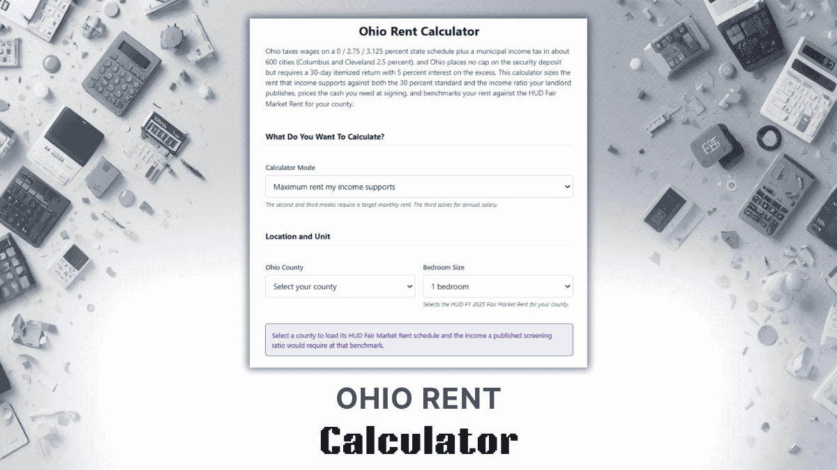 Ohio Rent Calculator