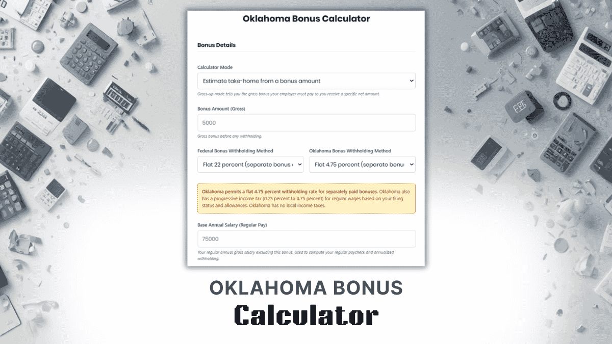 Oklahoma Bonus Calculator