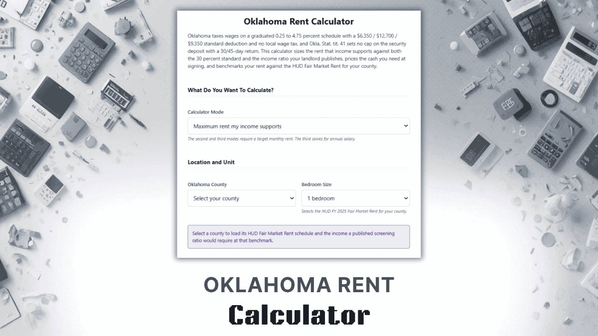 Oklahoma Rent Calculator