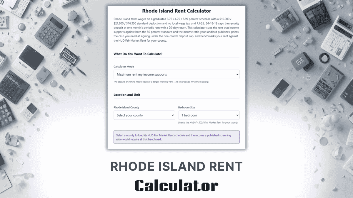 Rhode Island Rent Calculator
