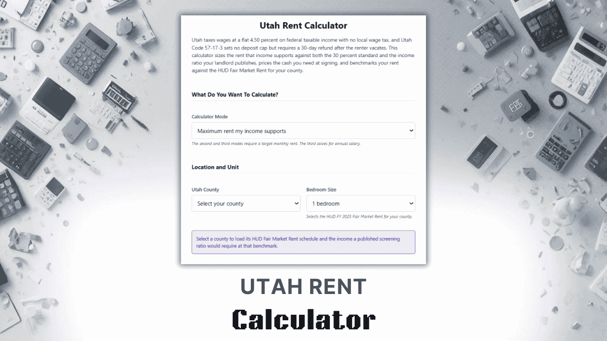 Utah Rent Calculator