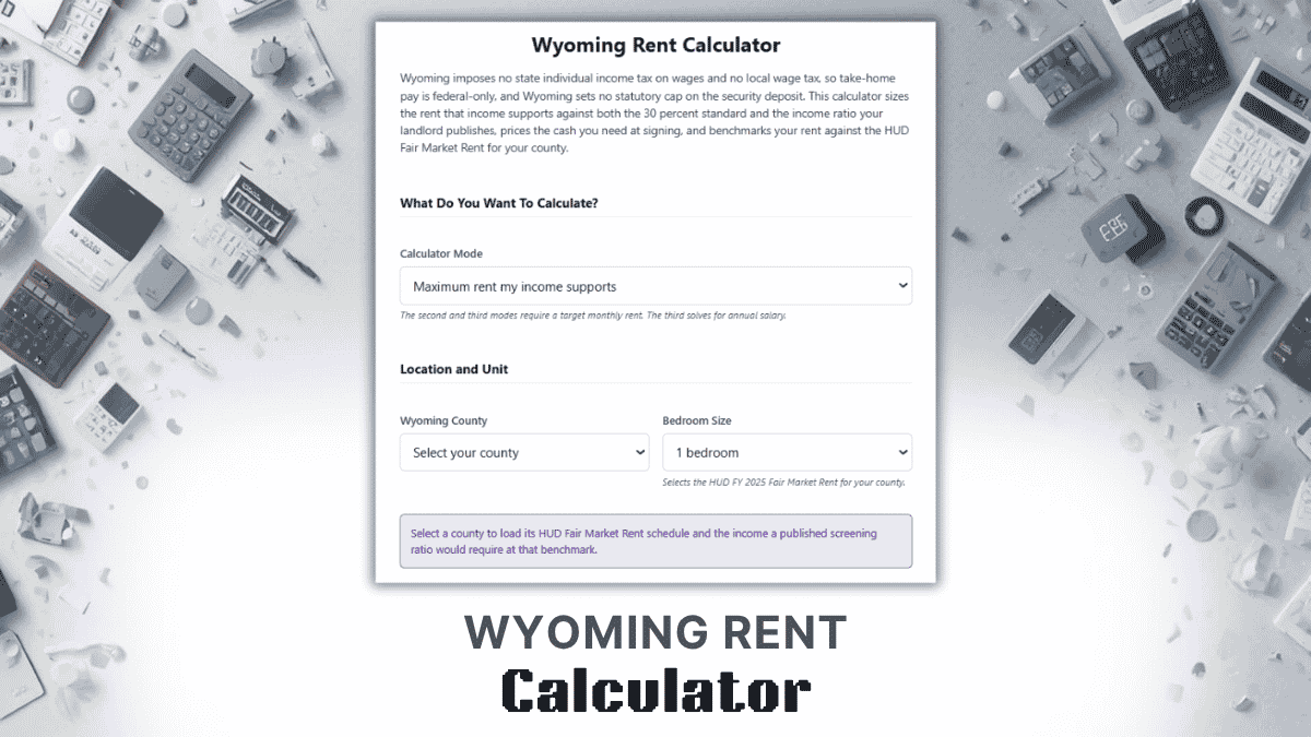 Wyoming Rent Calculator