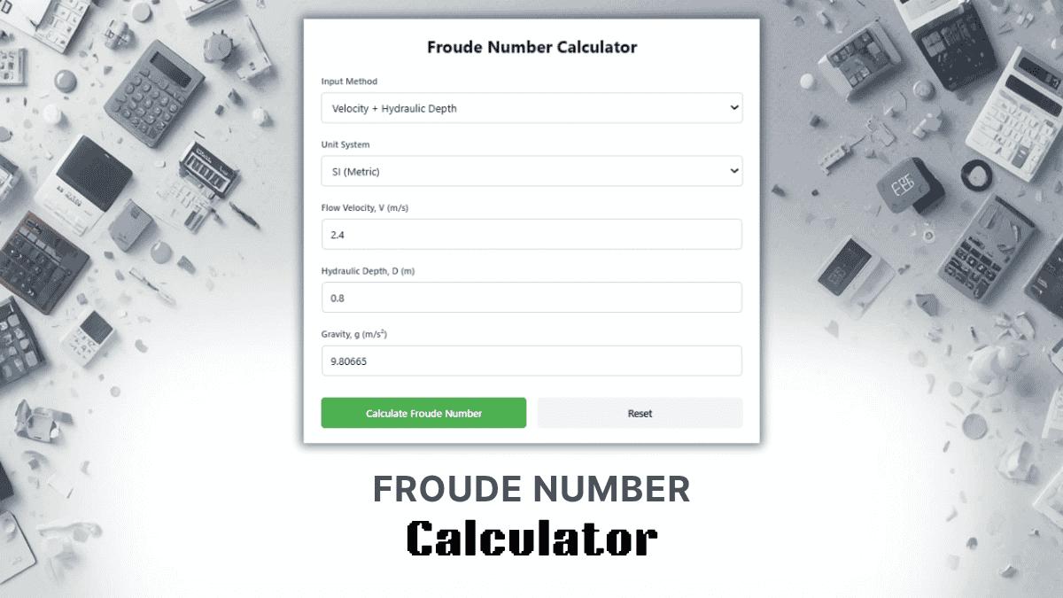 Froude Number Calculator