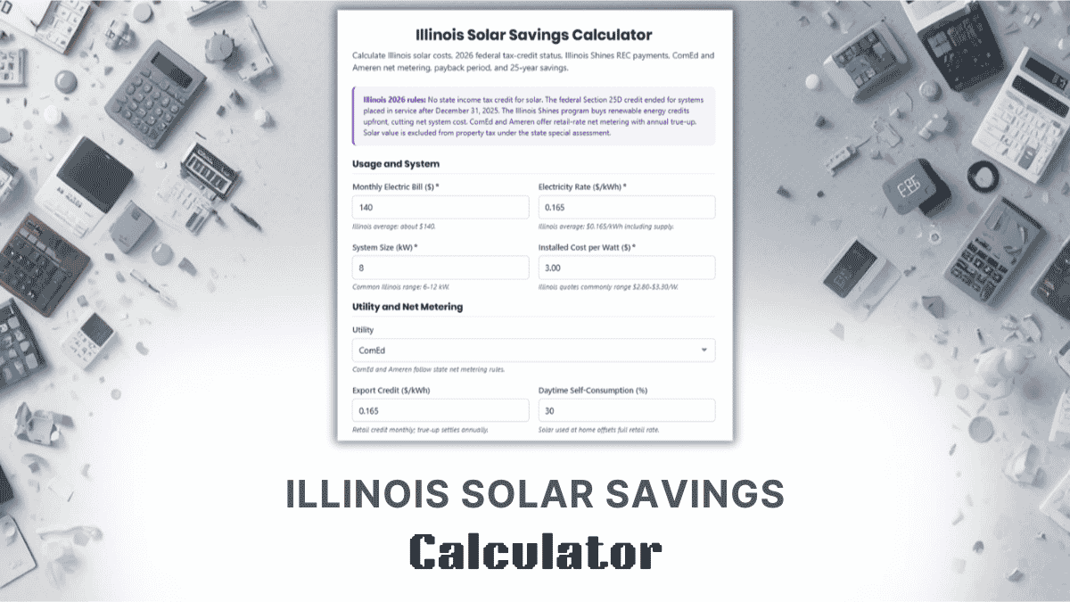 Illinois Solar Savings Calculator