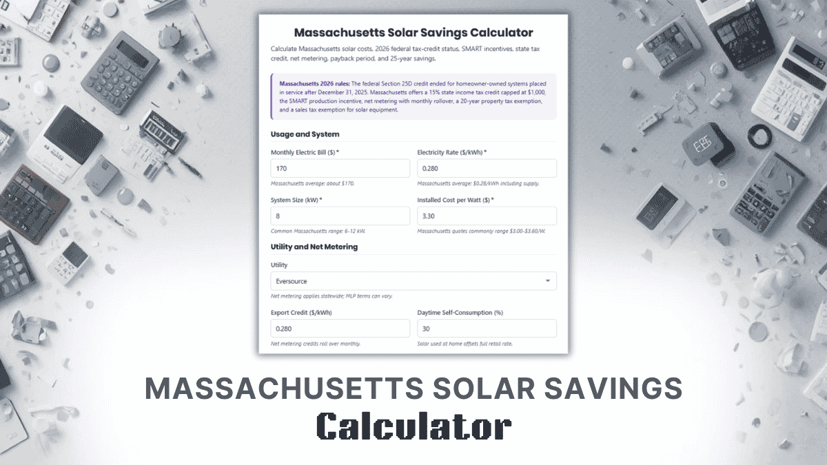 Massachusetts Solar Savings Calculator