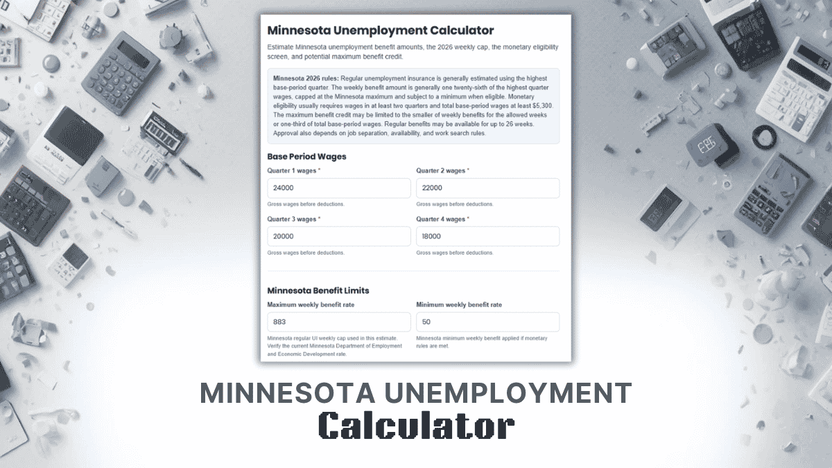 Minnesota Unemployment Calculator