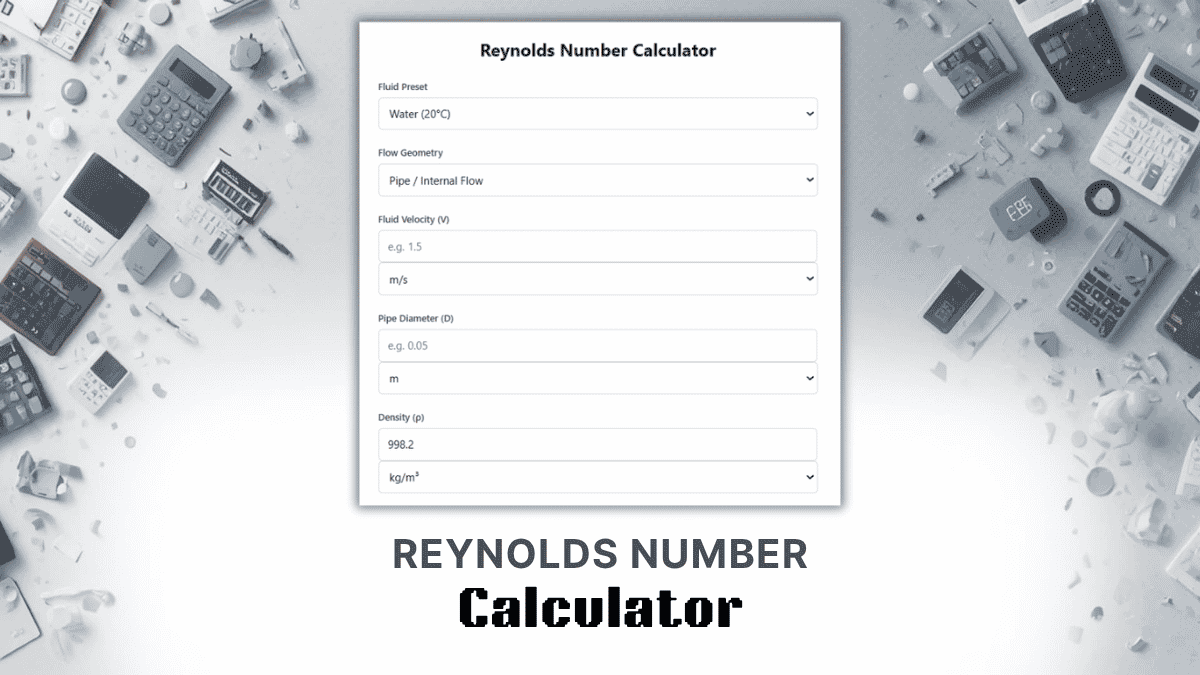 Reynolds Number Calculator